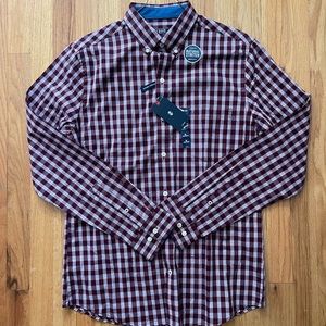 Men's IZOD Classic-Fit Plaid Stretch Button-Down Shirt